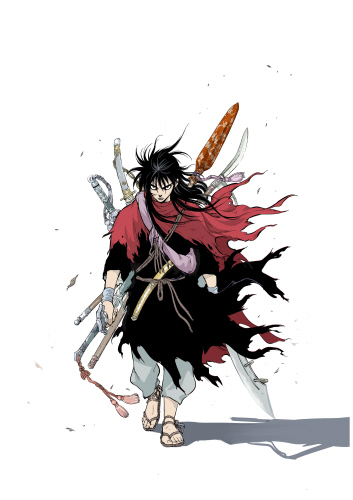 무협웹툰 고수 일러스트. 네이버웹툰 제공